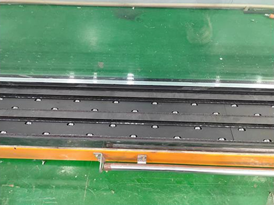 Rothnow Hurricane Proof Aluminum Door 125 Series heavy sliding door in black, 2000mm wide and 2200mm high.