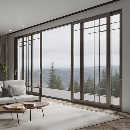 Rothnow® Single Glass Aluminum Sliding Door, 120 Series, black finish, 2000mm wide by 2200mm high, with sleek modern design.