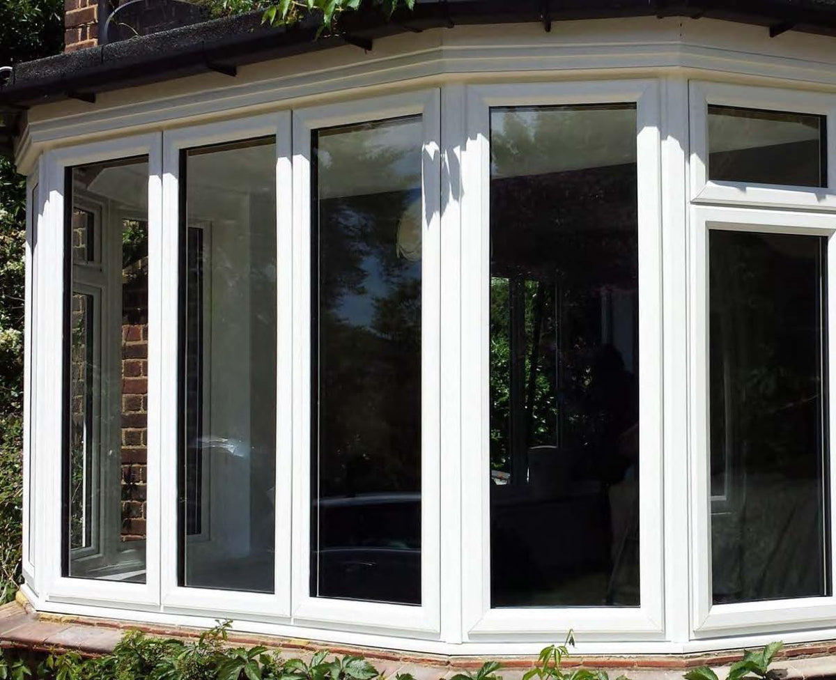 Rothnow UPVC vinyl casement window in black, 24x36 inches, featuring clear glass and a sturdy frame for home ventilation and light.