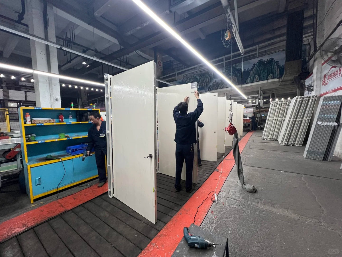 Steel fire-rated door by Rothnow, UL certified, 3W x 7H, designed for safety and durability in fire protection applications.