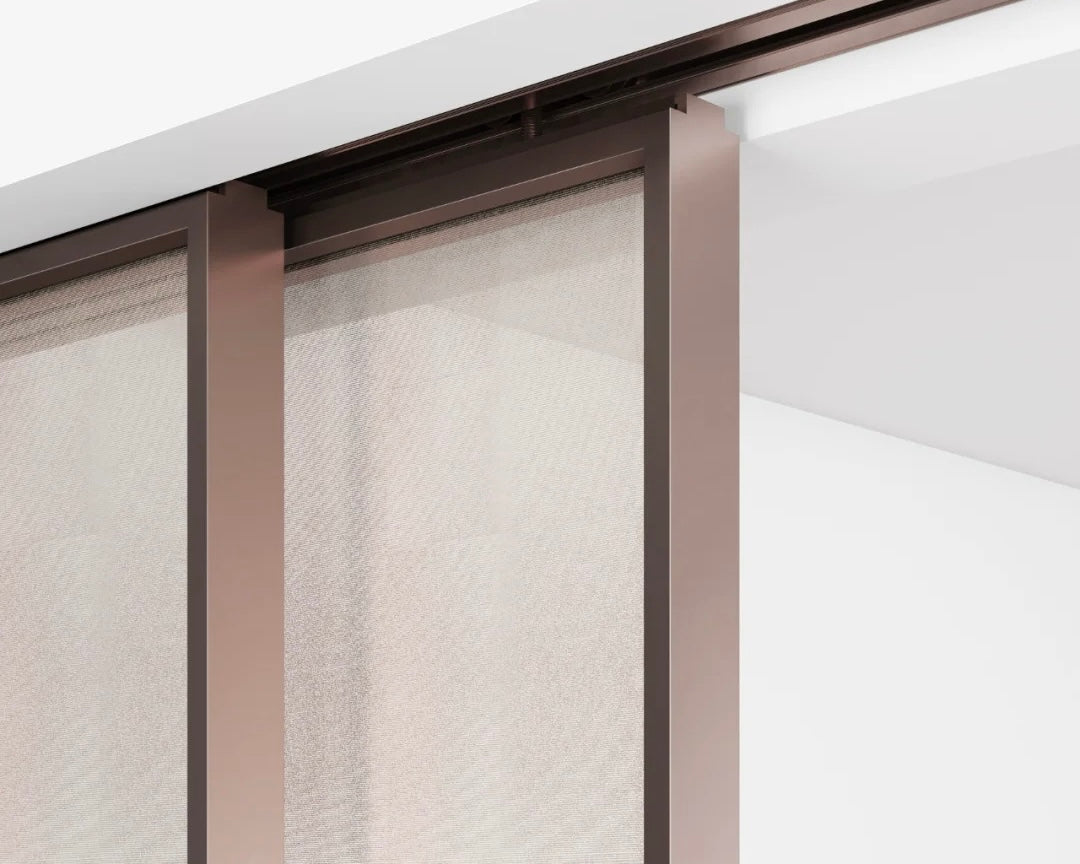 Rothnow Aluminum Door 7x45 Series Slim Frame Sliding Door with clear glass and white finish, measuring 3940mm wide by 2280mm high.