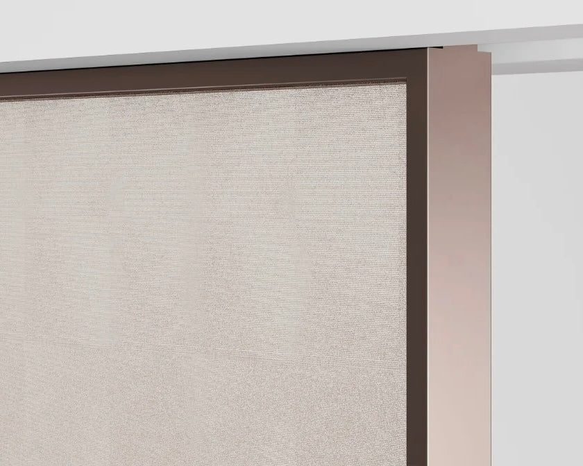 Rothnow® 7x45 Series aluminum sliding door with slim frame, clear glass, and white finish, measuring 3940mm wide by 2280mm high.