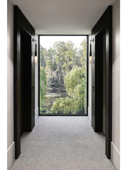 Rothnow Heavy Aluminum 7x45 Series Slim Frame Sliding Door with clear glass and white finish, measuring 3940mm W x 2280mm H.