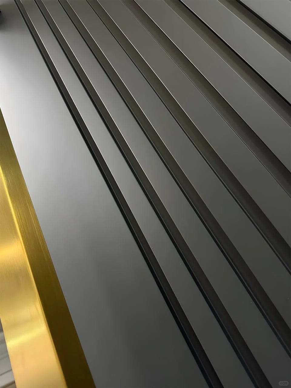 Rothnow® cast aluminum front door with brown finish, swing entrance door, 800mm wide and 2100mm high, wall thickness 150mm.