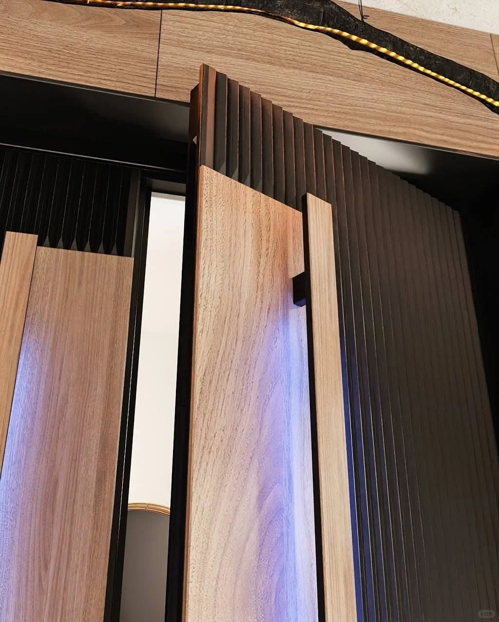 Rothnow® cast aluminum front door with brown finish, pivot design, 800mm width, 2100mm height, 150mm wall thickness.