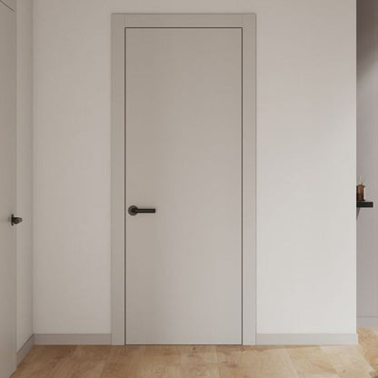 Rothnow wooden door with HPL finish, 800mm wide, 2100mm tall, 150mm wall thickness, modern door design.