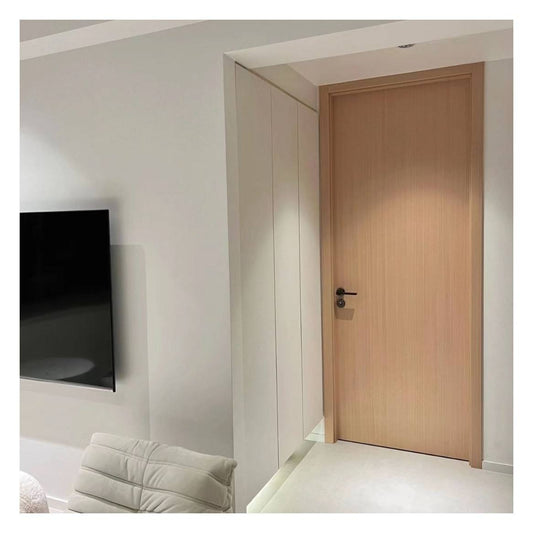 Rothnow wooden door with HPL finish, 800mm wide and 2100mm tall, featuring a sturdy wall-thick design.