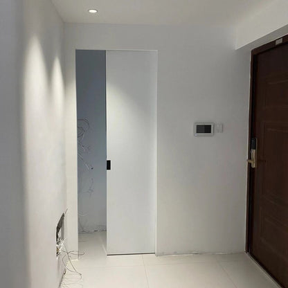 Rothnow® wooden door with HPL finish, 800mm wide and 2100mm high, featuring a sturdy wall thickness for residential use.