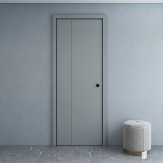 Rothnow wooden sliding barn door with HPL finish, 800mm wide, 2100mm high, suitable for interior wall installation.