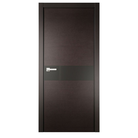 Rothnow® wooden door with composite veneer, 800mm wide and 2100mm high, featuring a natural wood finish and sturdy construction.