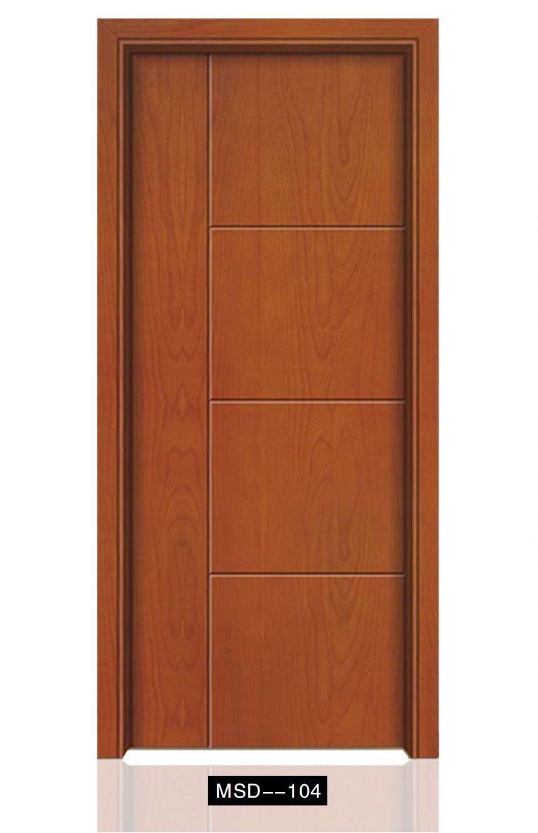 Rothnow Wooden Door-Composite Veneer Wood Door, 800mm wide and 2100mm tall, with a sleek natural wood finish and wall thickness.