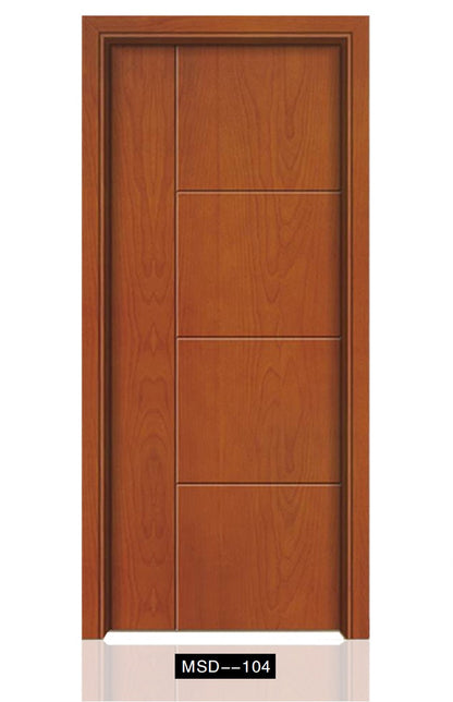 Rothnow Wooden Door-Composite Veneer Wood Door, 800mm wide and 2100mm tall, with a sleek natural wood finish and wall thickness.