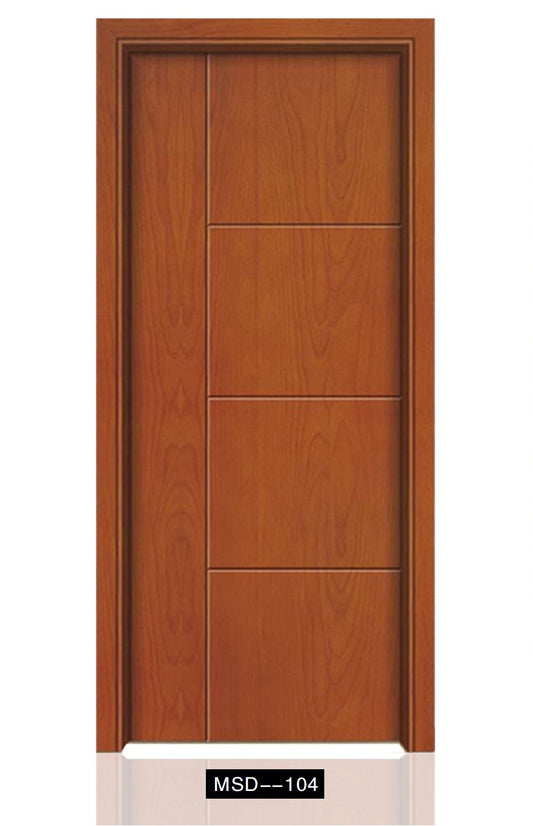 Rothnow Wooden Door-Composite Veneer Wood Door, 800mm wide and 2100mm tall, with a sleek natural wood finish and wall thickness.
