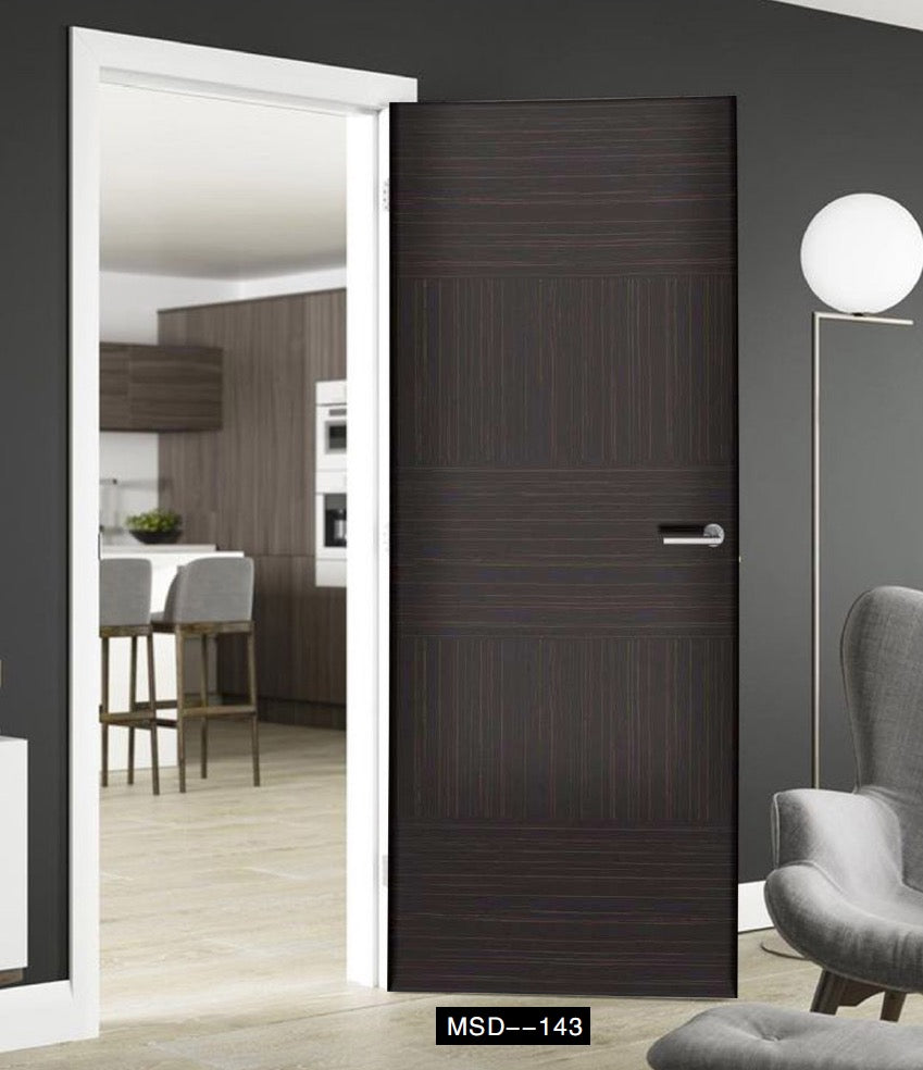 Rothnow wooden door with composite veneer, 800mm width, 2100mm height, 150mm wall thickness, natural wood finish.