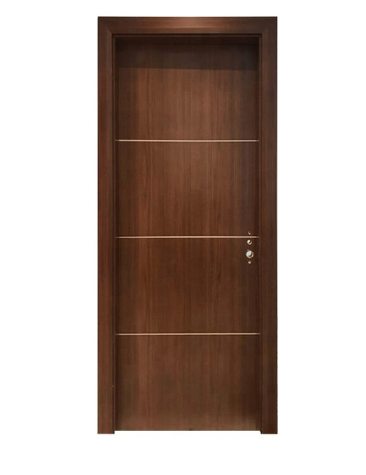 Rothnow wooden composite veneer door, 800mm wide and 2100mm high, with a 150mm wall thickness, natural wood finish.