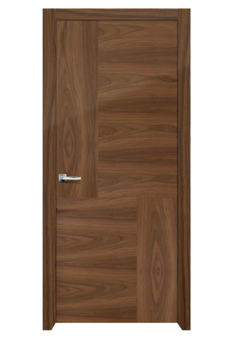 Rothnow wooden door with composite veneer, 800mm wide, 2100mm tall, 150mm wall thickness, featuring natural wood finish.