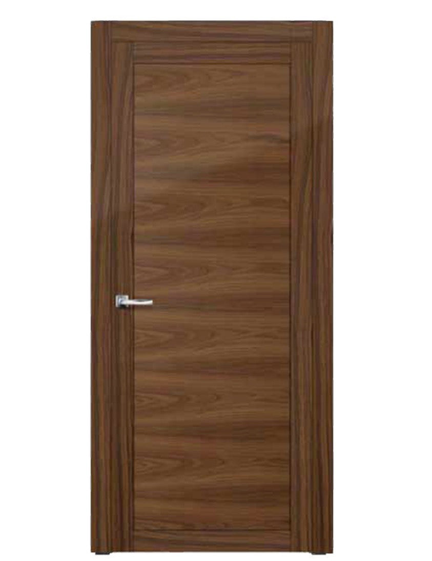 Rothnow® wooden composite veneer door, 800mm wide and 2100mm tall, with a sleek natural wood finish and wall thickness.