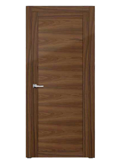 Rothnow® wooden composite veneer door, 800mm wide and 2100mm tall, with a sleek natural wood finish and wall thickness.