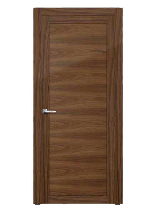Rothnow® wooden composite veneer door, 800mm wide and 2100mm tall, with a sleek natural wood finish and wall thickness.