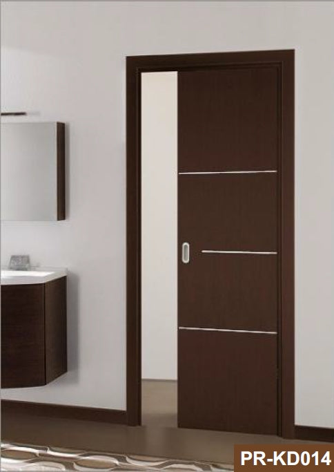 Rothnow wooden composite veneer door in natural finish, 800mm wide, 2100mm high, with 150mm wall thickness