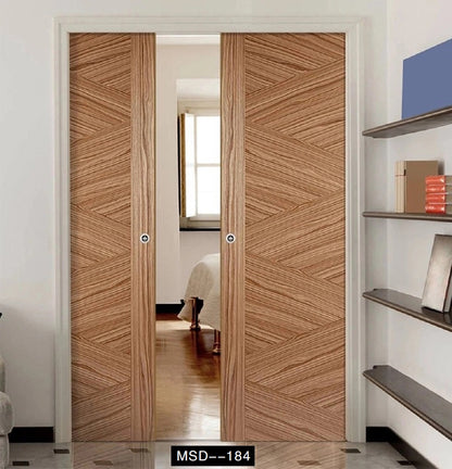 Rothnow® wooden door with composite veneer, 800mm wide, 2100mm high, 150mm wall thickness, natural wood finish.