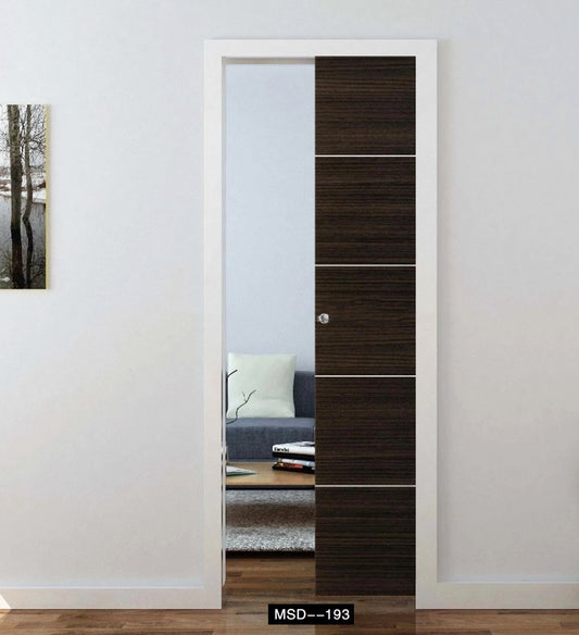 Rothnow wooden composite veneer door, 800mm wide and 2100mm high, with a 150mm wall thickness, natural wood finish.