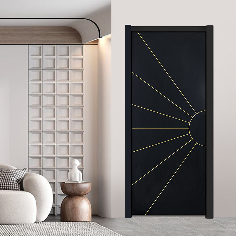 Rothnow® wooden door with HPL finish, 800mm wide, 2100mm high, 150mm wall thickness, modern design
