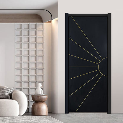 Rothnow® wooden door with HPL finish, 800mm wide, 2100mm high, 150mm wall thickness, modern design