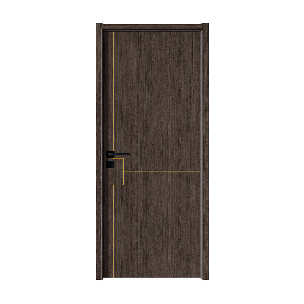 Rothnow® Wooden Door HPL RN-WD009, 800mm wide, 2100mm tall, 150mm wall thickness, natural wooden finish with HPL surface