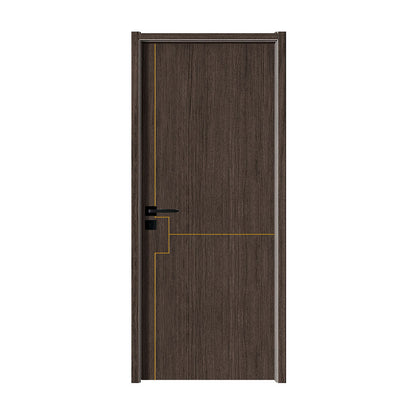 Rothnow® Wooden Door HPL RN-WD009, 800mm wide, 2100mm tall, 150mm wall thickness, natural wooden finish with HPL surface