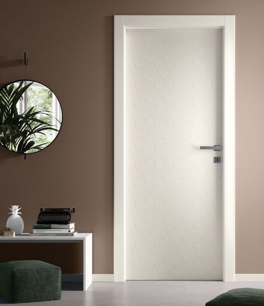 Rothnow wooden door with HPL finish, 800mm width, 2100mm height, 150mm wall thickness, modern interior door design