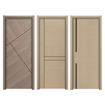 Rothnow® wooden HPL door showing the 800mm wide by 2100mm tall door with 150mm wall thickness, featuring a natural wood finish.