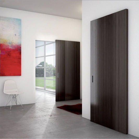 Rothnow® composite veneer wooden door with 800mm width, 2100mm height, 150mm wall thickness, natural wood finish.