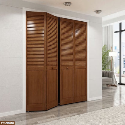 Rothnow® Wooden Folding Door in white lacquer, 800mm wide, 2100mm high, with 150mm wall thickness, designed for interior spaces.