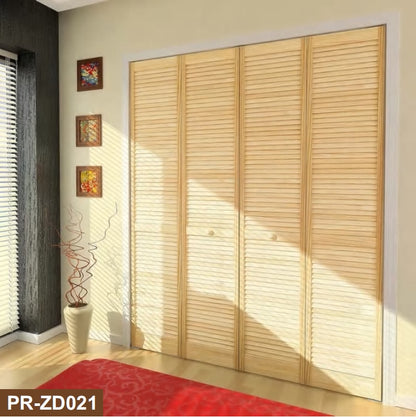 Rothnow wood folding door with white lacquer finish, 800mm wide, 2100mm high, 150mm wall thickness, modern interior door