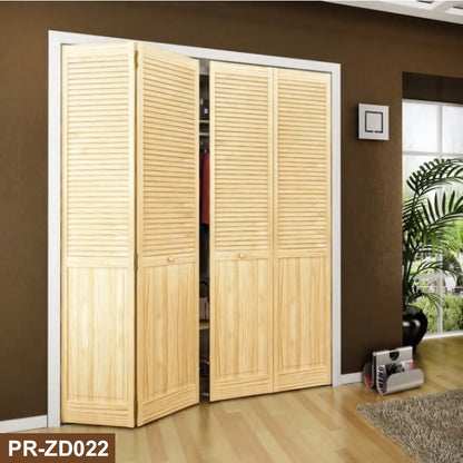 Rothnow® wooden folding door with white lacquer finish, 800mm width, 2100mm height, and 150mm wall thickness.