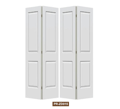 Rothnow wooden folding door with white lacquer finish, 800mm width, 2100mm height, and 150mm wall thickness, made of natural wood.
