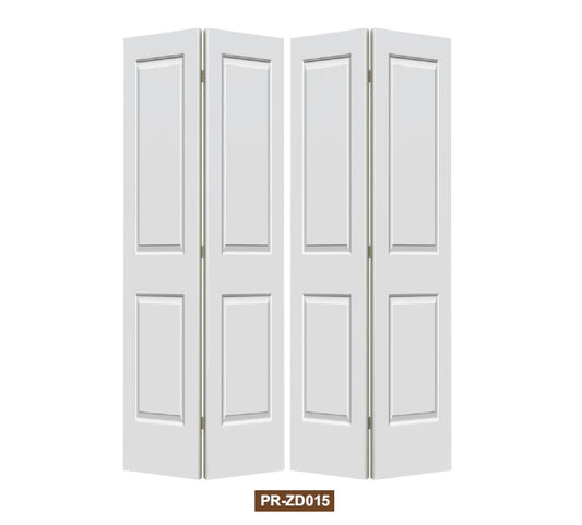 Rothnow wooden folding door with white lacquer finish, 800mm width, 2100mm height, and 150mm wall thickness, made of natural wood.