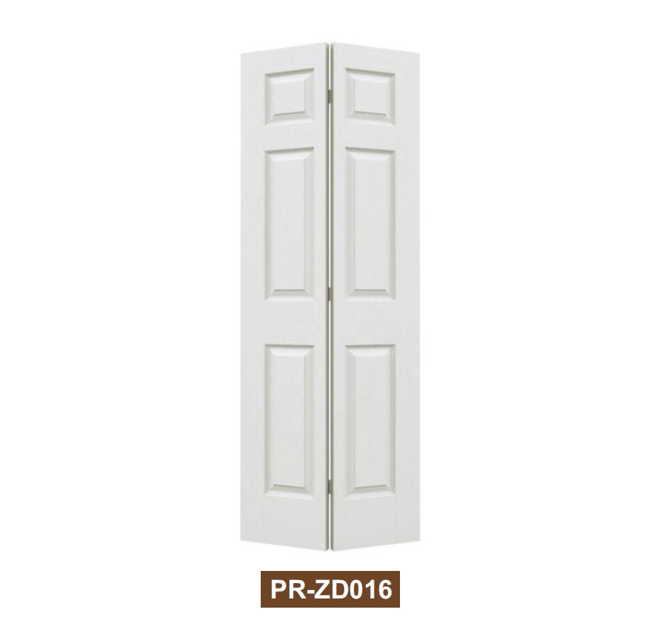 Rothnow wooden lacquer folding door in white, 800mm wide, 2100mm high, with 150mm wall thickness, suitable for interior use