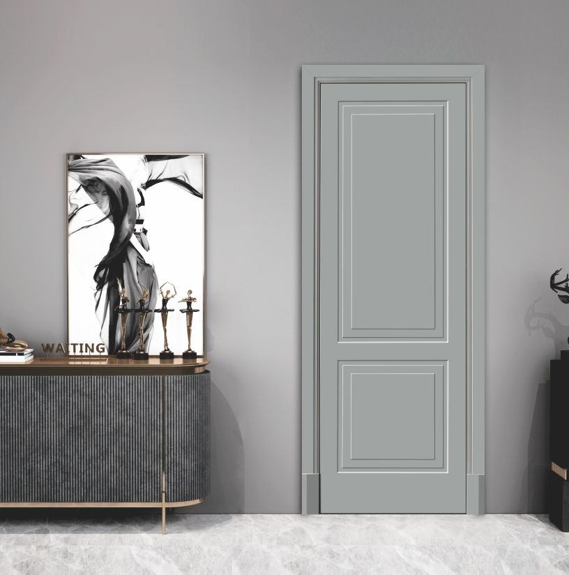 Rothnow wooden lacquer door, white finish, 800mm wide by 2100mm high, with 150mm wall thickness, suitable for interior use.