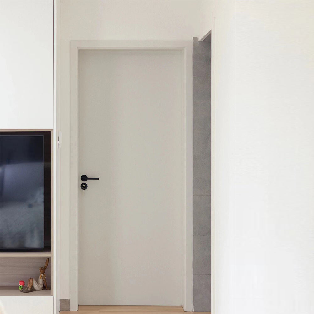 Rothnow wooden lacquer door, 800mm wide and 2100mm high, with white finish and 150mm wall thickness, perfect for modern interiors.
