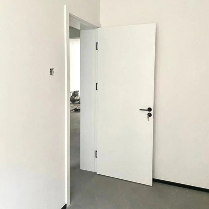 Rothnow wooden lacquer door, 800mm wide and 2100mm high, with white finish and 150mm wall thickness, for interior use