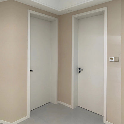 Rothnow® wooden lacquer door with white finish, 800mm wide, 2100mm tall, 150mm wall thickness, suitable for interior use