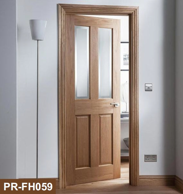 Rothnow wooden lacquer door, 800mm wide, 2100mm tall with 150mm wall thickness, white finish, modern interior door.
