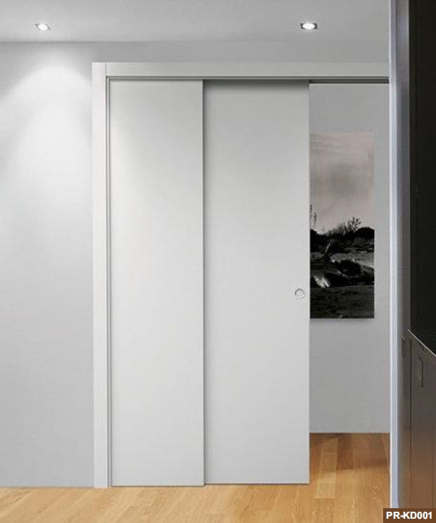 Rothnow wooden lacquer pocket door with white finish, 800mm wide and 2100mm high, featuring sleek modern design.