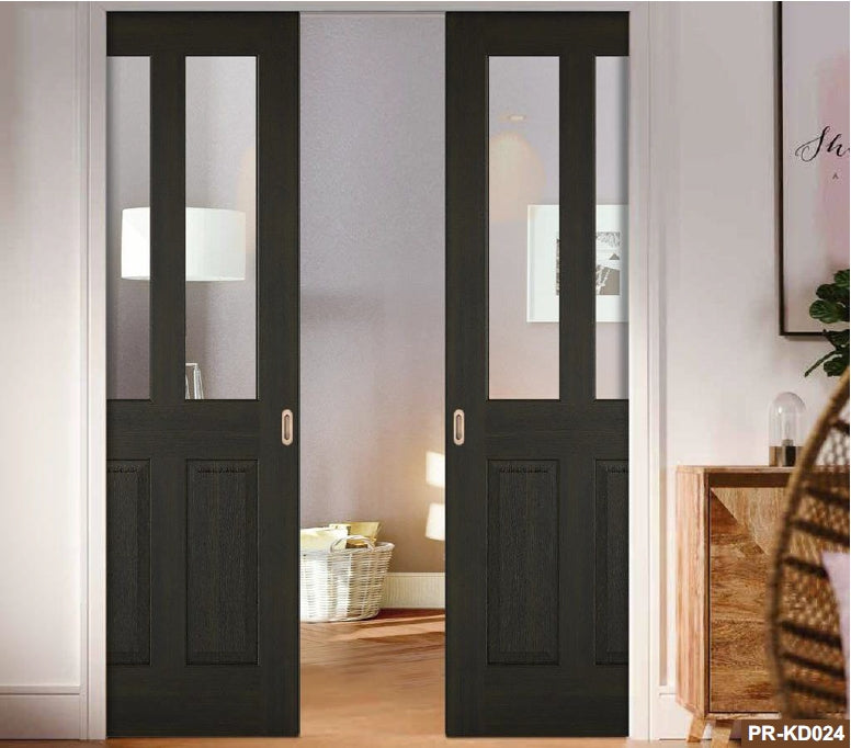 Rothnow wooden lacquer pocket door in white, 800mm wide and 2100mm high, with a 150mm wall thickness, sleek and modern design