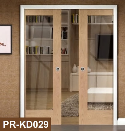 Rothnow wooden lacquer pocket door with white finish, 800mm wide, 2100mm high, and 150mm wall thickness, designed for interior use.