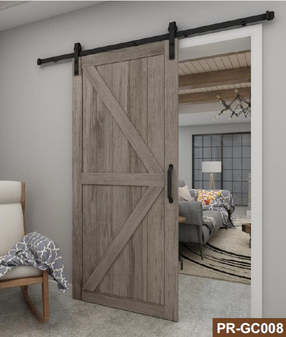 Rothnow® wooden sliding barn door with white lacquer finish, measuring 800mm wide and 2100mm high, wall thickness 150mm.