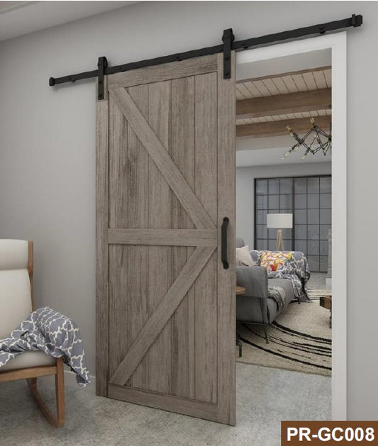Rothnow® wooden sliding barn door with white lacquer finish, measuring 800mm wide and 2100mm high, wall thickness 150mm.