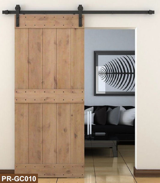 Rothnow wooden sliding barn door with white lacquer finish, 800mm wide, 2100mm high, wall thickness 150mm, modern interior door